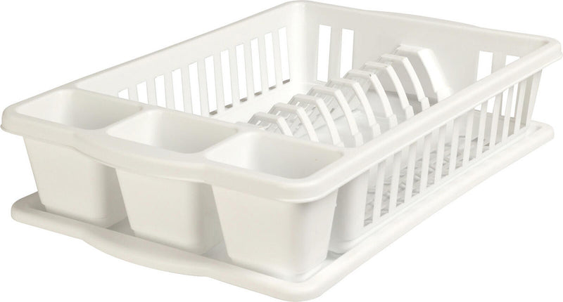 Afdruiprek 39.5x8.5x 26 cm Wit