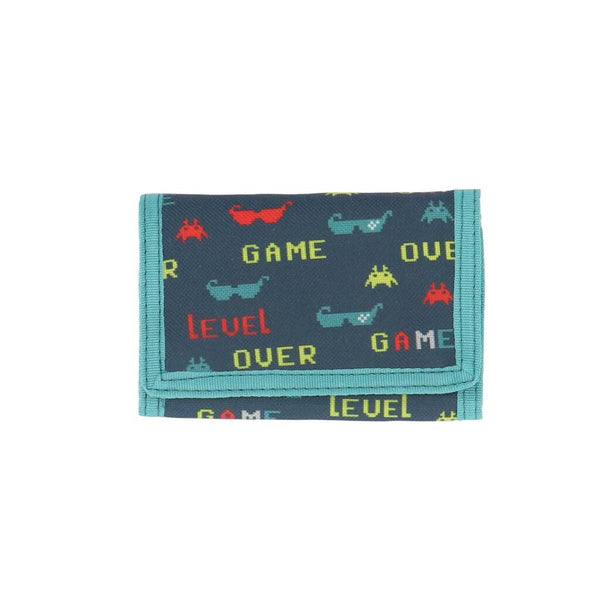 Portemonnee Game Over Blauw