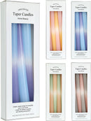 Dinerkaars  pastel gradient kleuren 25 set 4 stuks asorti