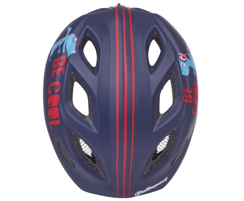 Fietshelm Polisport Be Cool S 52-56 cm - donkerblauw/rood