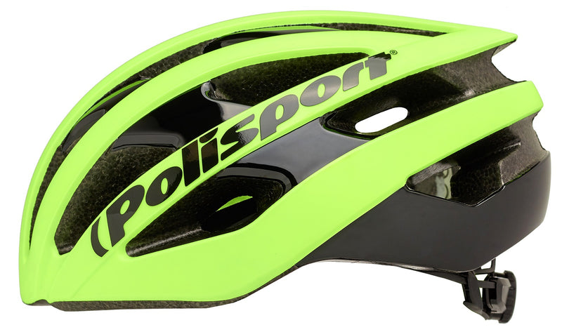 Fietshelm Polisport Light Pro M 54-58 cm - mat fluor geel / zwart