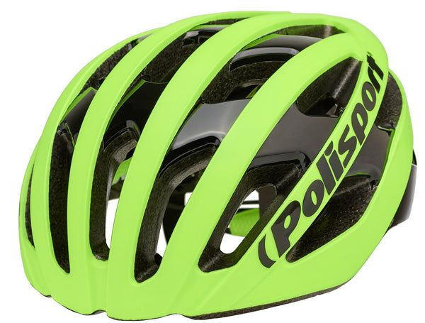 Fietshelm Polisport Light Pro M 54-58 cm - mat fluor geel / zwart