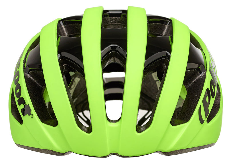 Fietshelm Polisport Light Pro L 58-61 cm - mat fluor geel / zwart