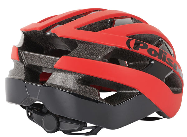 Fietshelm Polisport Light Pro L 58-61 cm - mat rood / zwart