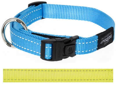 Rogz For Dogs Nitelife Halsband Geel 11 MMX20-32 CM