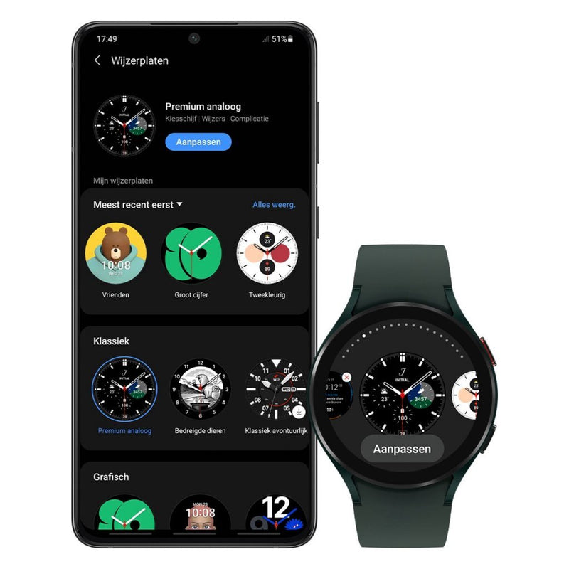 Samsung R870 Galaxy Watch4 44 mm Groen