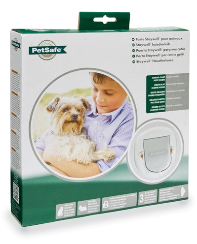 Petsafe Kattenluikje Grote Kat/kleine Hond Wit 4 Standen 280