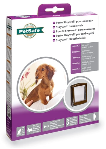 Petsafe Kattenluik Small Bruin/transparant 730