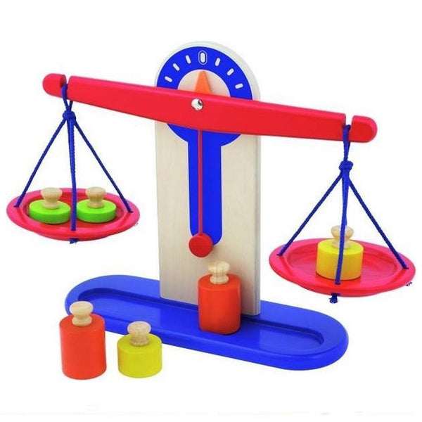 Pintoy P14511 Houten Weegschaal met Gewichtjes