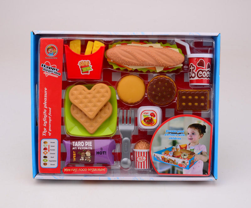 Mini fast food restaurant 10-delig