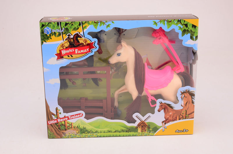 Paarden speelset in doos 6 delig 2ass.