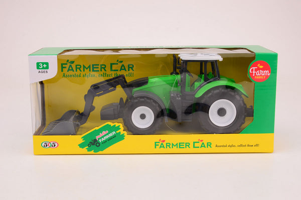 Tractor met voorlader 30cm 2ass.