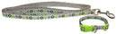 Little Rascals Puppy Halsband Met Lijn Groen 22,5-36 CM
