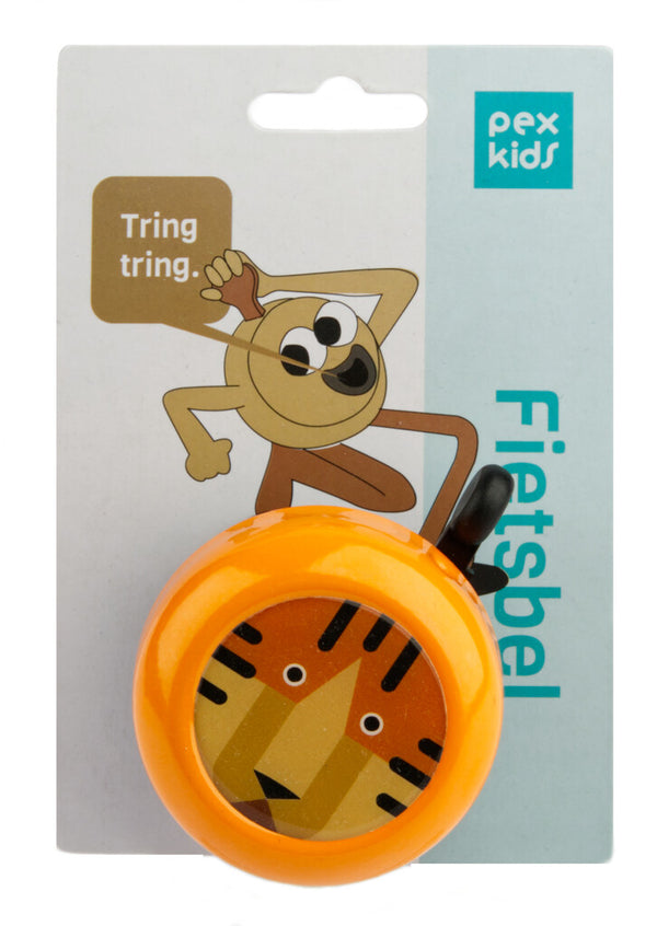 Fietsbel PexKids Tiger - geel/zwart