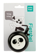 Fietsbel PexKids Panda - zwart/wit