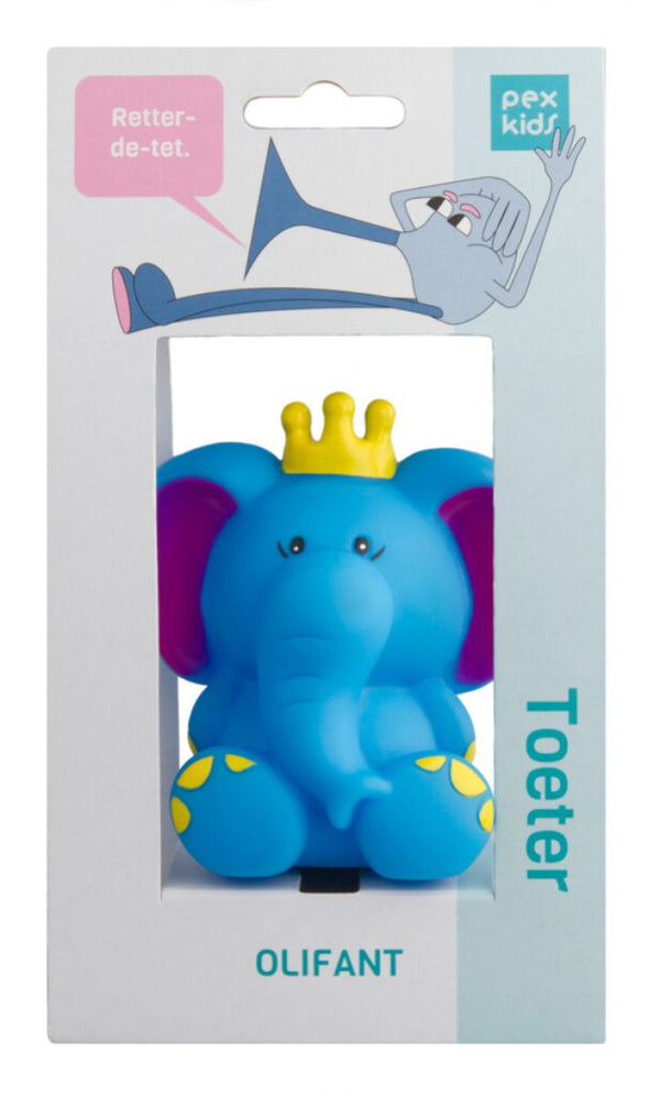 Fietstoeter PexKids Olifant - blauw