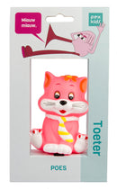 Fietstoeter PexKids Poes - roze
