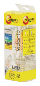 Century INM1-041427 Led Vintage Filamentlamp Kaars 4 W 480 Lm 2700 K