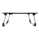 Laptoptafel - met USB poorten - 60 x 40 x 27 cm - grijs