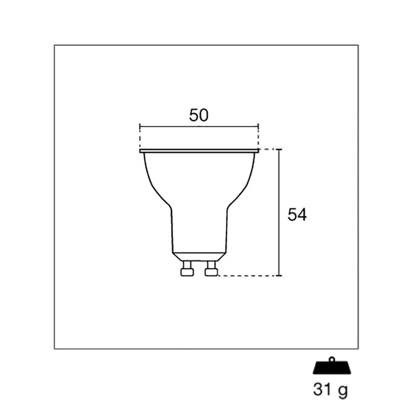 Century LX38-061030 Spot Lexar 6w Gu10 3000k