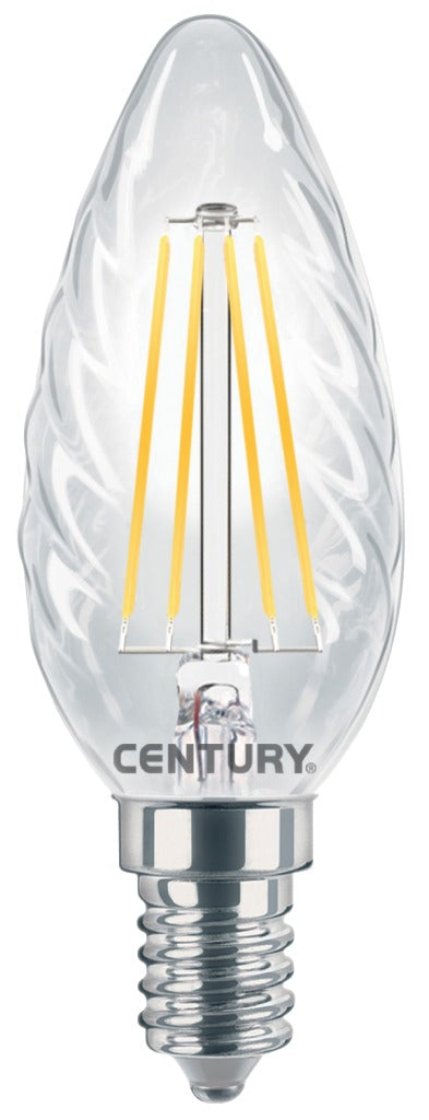 Century INTOR-041427 Retro Led-filamentlamp E14 4 W 480 Lm 2700 K