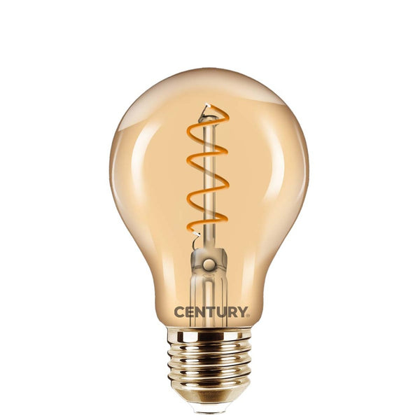 Century INVDG3-042727 Led Vintage Filament Lamp E27 Goccia Incanyo Epoca Decorative 4 W (30 W) 320