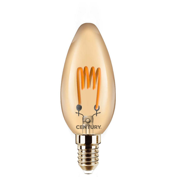 Century INVDM1-021427 Led-lamp E14 Peer 2 W 190 Lm 2700 K Warm Wit Retrostijl 1 Stuks
