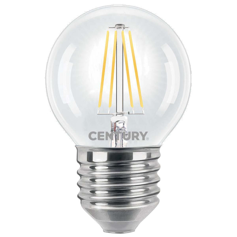 Century INH1G-062727 Led Vintage Filament Lamp Globe E27 6 W 806 Lm 2700 K