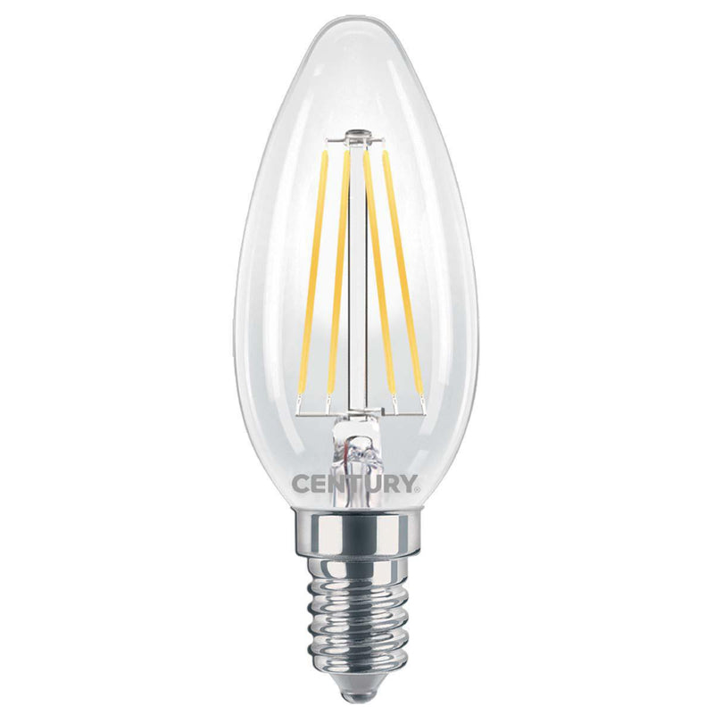 Century INM1-061427 Led Vintage Filament Lamp Candle E14 6 W 806 Lm 2700 K