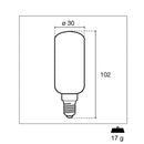 Century INSTB-071430 Led-lamp E14 7w 1100 Lm 3000k