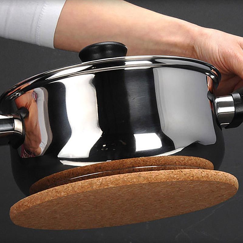 Onderzetter kurk 21cm magnetisch