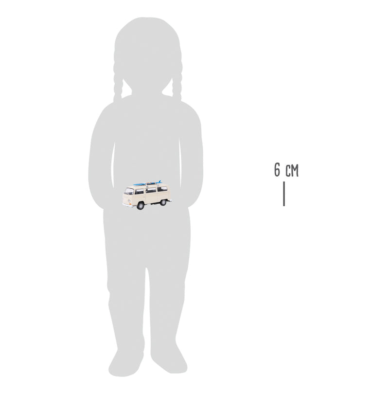 Modelauto "VW Bus T2 Model + Surfplank".