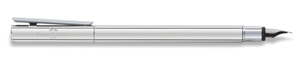 Faber Castell FC-342001 Vulpen NEO Slim Roestvrij Staal, Glanzend, F