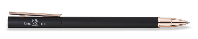 Faber Castell FC-343114 Rollerbal NEO Slim Zwart Mat, Rosé Goud