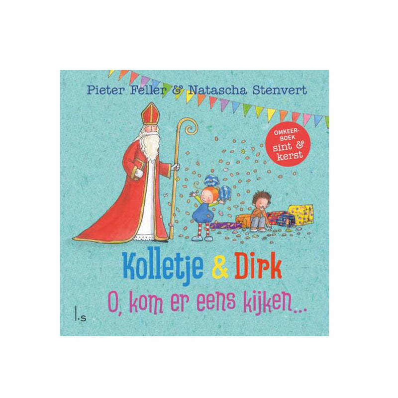 Omkeerboek Kolletje en Dirk Sint-Kerst