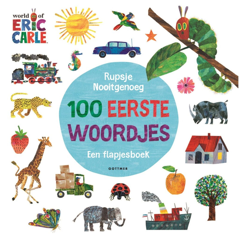 Flapjesboek Rupsje Nooitgenoeg 100 Eerste Woordjes