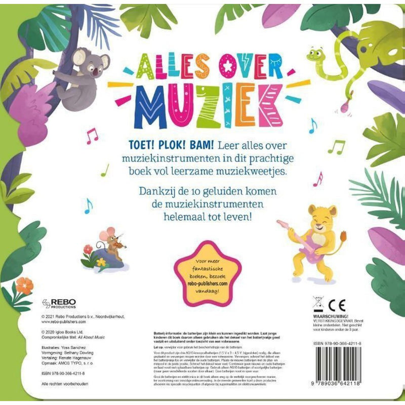 Geluidenboek Alles over Muziek