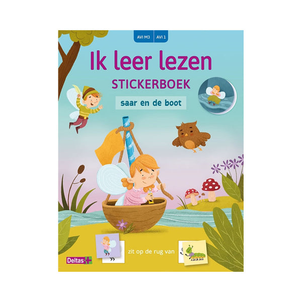 ik leer lezen stickerboek - Saar en de boot