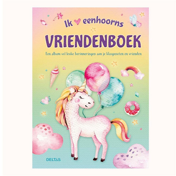 Deltas Ik Hou Van Eenhoorns Vriendenboek