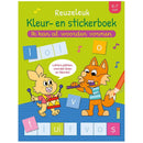 Reuzeleuk Kleur- en Stickerboek - Ik kan al woorden vormen