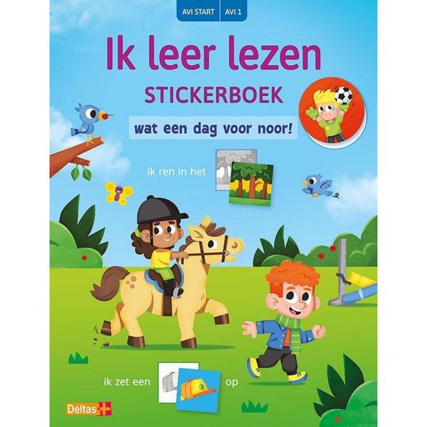 Ik leer lezen Stickerboek - Wat een dag voor Noor! AVI Start
