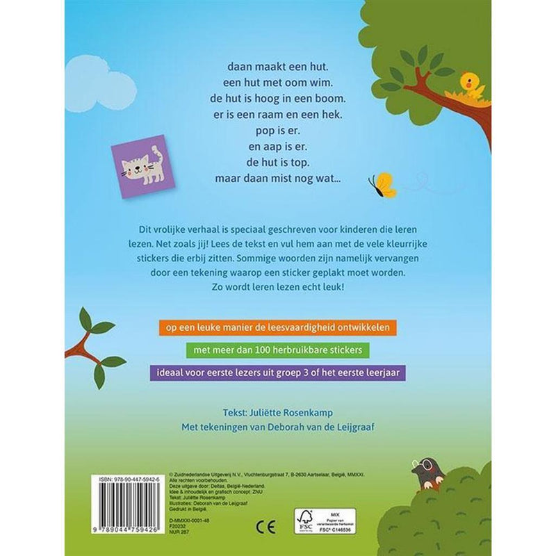Ik leer lezen Stickerboek - Wat een dag voor Noor! AVI Start