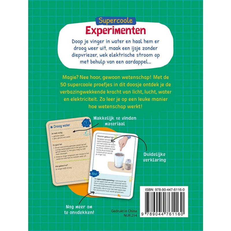 Supercoole Experimenten - Doos met Kaarten