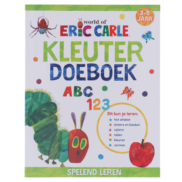 Boek Rupsje Nooitgenoeg Kleuter Doeboek ABC 123