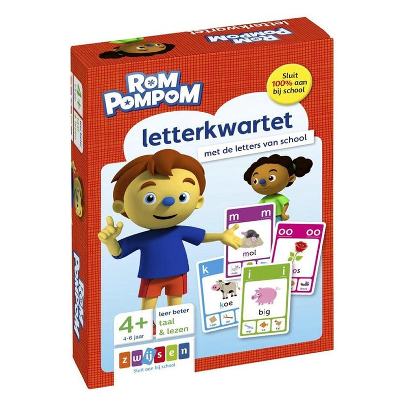 Zwijsen Rompompom Letterkwartet