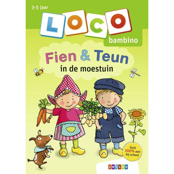 Zwijsen Loco Oefenboekje Fien en Teun in de Moestuin