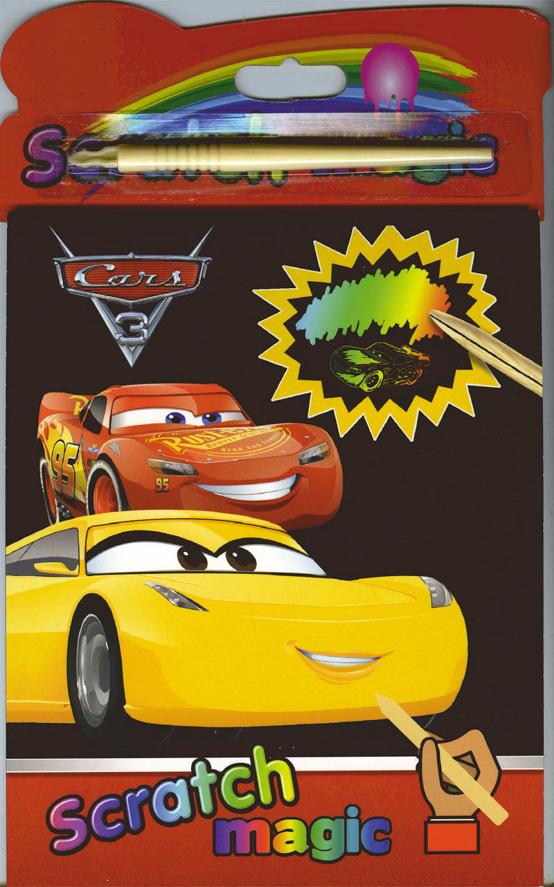Scratch Magic Disney Cars 3 Rood Geel