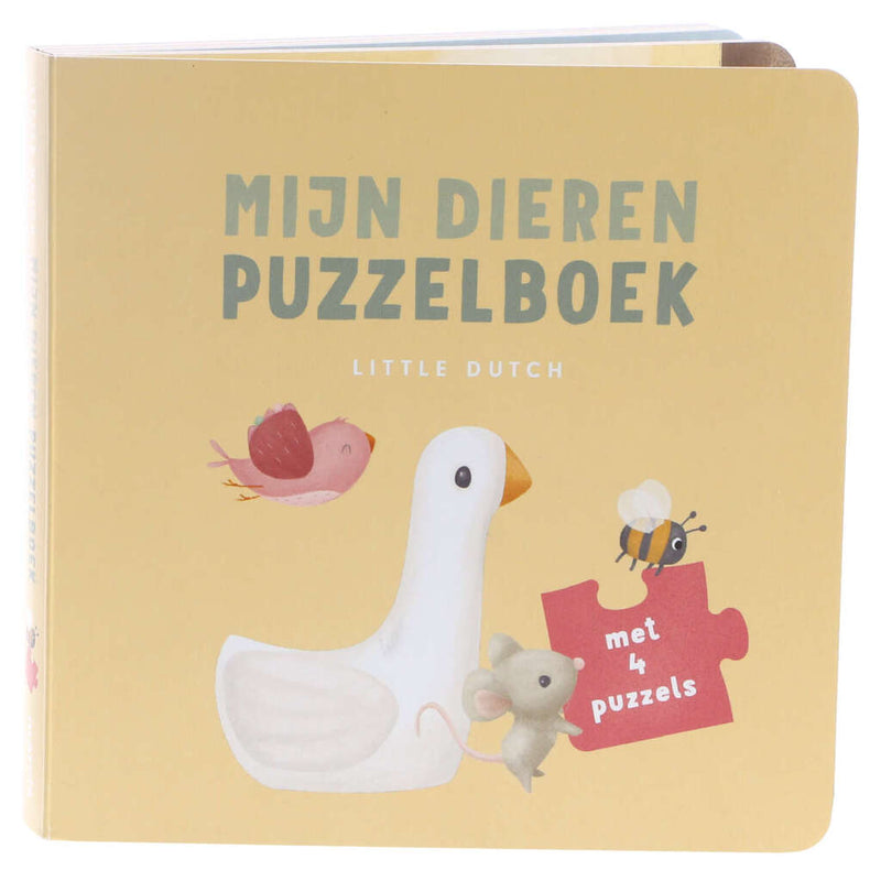 Little Dutch Mijn Dieren Puzzelboek met 4 Puzzels