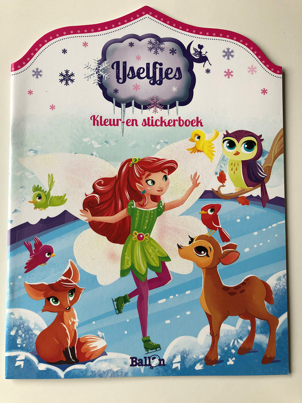 De Ballon Kleur- en stickerboek ijselfjes