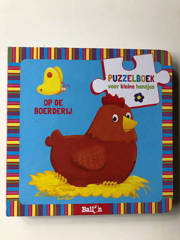 De Ballon  puzzelboek Op de boerderij
